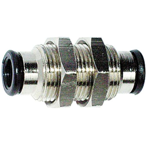 Riegler Schottverschraubung »value line«, M10x1, Schlauch-Ø 4, MS vern.