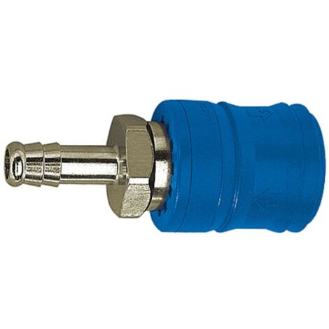 Riegler Sicherheitskupplung NW 7,4, Typ KE, Messing vern., Tülle LW 8