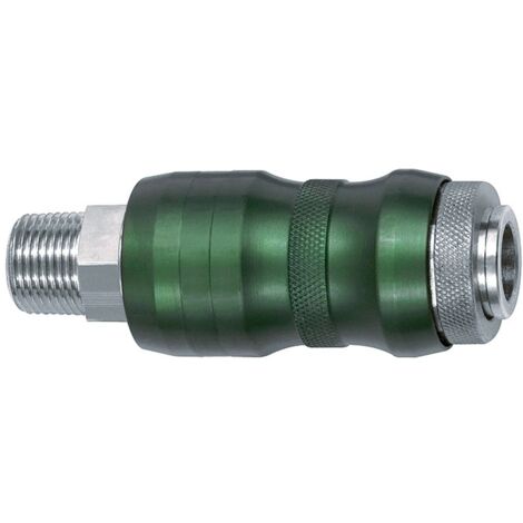 Riegler Sicherheitskupplung NW7,8, Bi-Tec, MS vern., R 1/4 AG, 2050 l/min