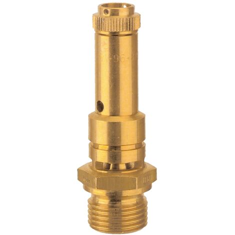 Riegler Sicherheitsventil DN 8, Messing, G 1/2, Ansprechdruck 9,5 bar