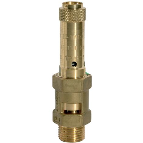 Riegler Sicherheitsventil, Messing, G 1, Ansprechdruck 3 bar