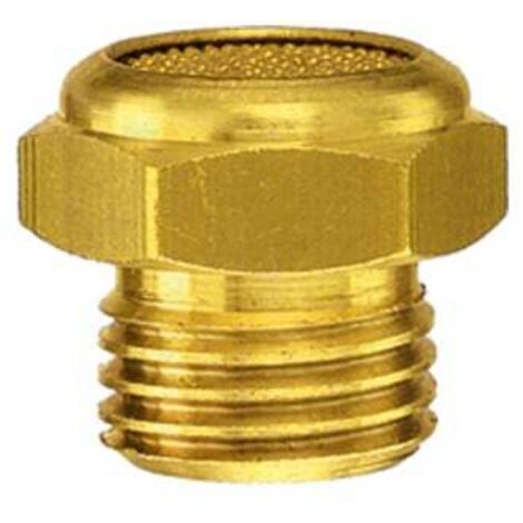 Riegler Sinterbronce-Schalldämpfer, flach, G 1/4 a., SW 15