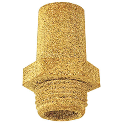 Riegler Sinterbronce-Schalldämpfer, Sechskant, G 3/4, SW 32