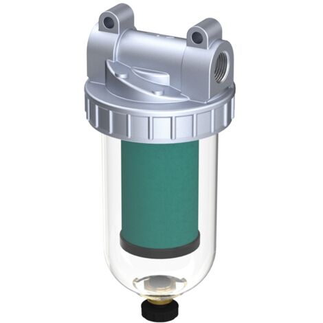 Riegler Spezialfilter »Standard«, mit PC-Behälter, 0,01 µm, BG 2, G 3/8