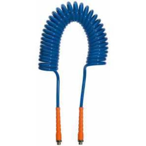 Riegler Spiralschl., Verschraubung, Knickschutz, PU, G 3/8, Ã¸ 12x8, 10 m, SP 18-1000