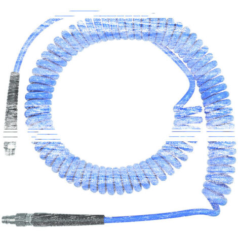 Riegler Spiralschl., Verschraubung, Knickschutz, PU, G 3/8, ø 12x8, 10 m, SP121000PU