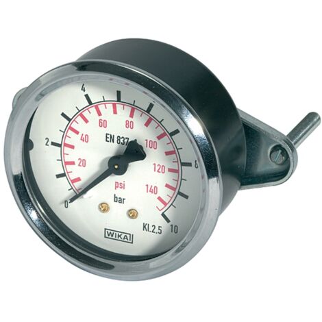 Riegler Standardmano, Dreikantfrontring, G 1/4 hinten, 0-400,0 bar, Ã˜ 63