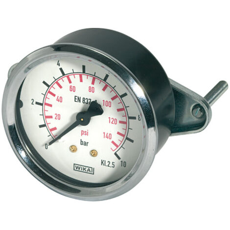 Riegler Standardmano, Dreikantfrontring, G 1/4 hinten, 0 - 6,0 bar, Ø 50