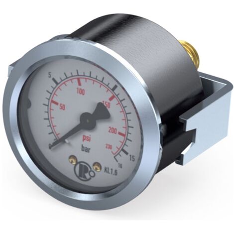 Riegler Standardmano, Dreikantfrontring, G 1/8 hinten, 0 - 1,6 bar, Ã˜ 40