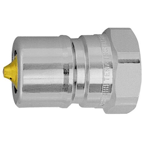 Riegler Stecknippel mit Druckeliminator, Serie B, NW 10, G 3/8 IG