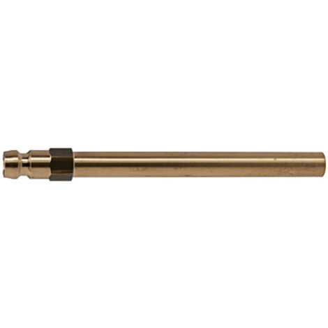 Riegler Stecknippel-Rohr DN 6, Rohr-Außen-Ø 10 mm, SW 11, Länge 100 mm