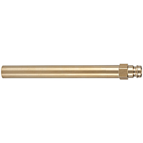 Riegler Stecknippel-Rohr DN 9, Rohr-Außen-Ø 14 mm, SW 15, Länge 300 mm
