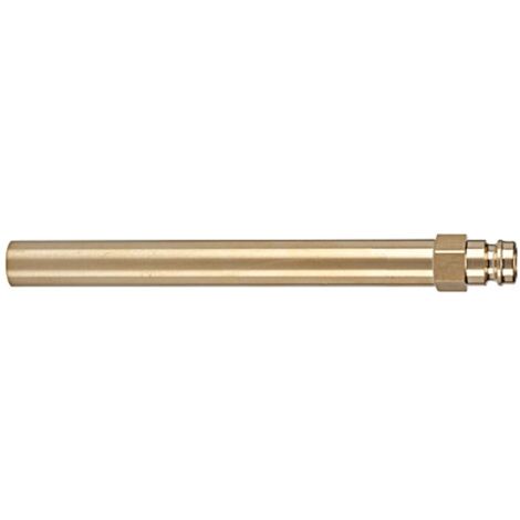 Riegler Stecknippel-Rohr DN 9, Rohr-Außen-Ã˜ 14 mm, SW 15, Länge 150 mm