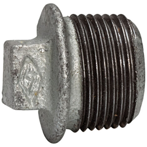 Riegler Stopfen 290, AG, R 3/4, schwarzer Temperguss feuerverz.