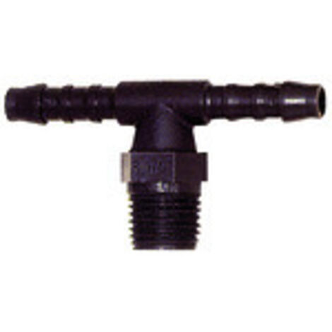 Riegler T-Einschraubstutzen, R 1/4 a., für Schlauch LW 4 mm, SW 14, PA 6
