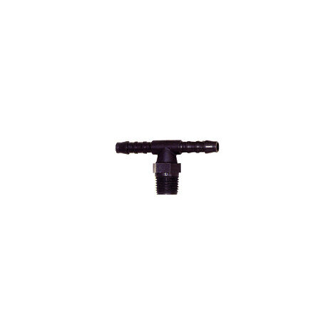 Riegler T-Einschraubstutzen, R 1/8 a., für Schlauch LW 4 mm, SW 10, PA 6