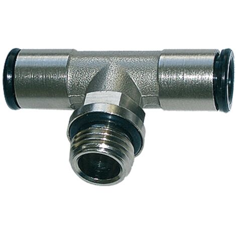 Riegler T-Einschraubverschr. »value line« drehbar G1/8 a., MS vern. Ã˜4mm