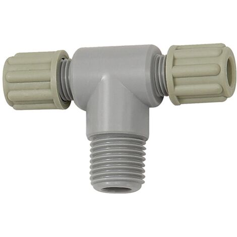 Riegler T-Einschraubverschraubung G 1/8 a., für Schlauch 6/8 mm, PA