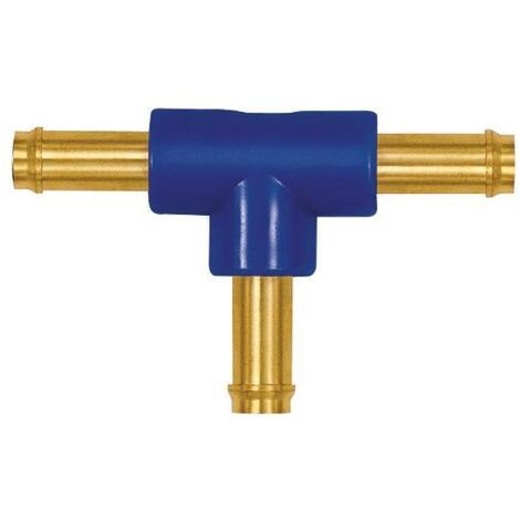 Riegler T-Schlauchverbindungsstutzen, für Schlauch LW 4 mm, Messing/POM
