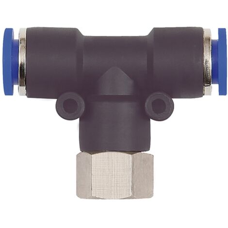 Riegler T-Steckverschraubung »Blaue Serie«, drehbar, G 1/2 innen, Ø 10 mm