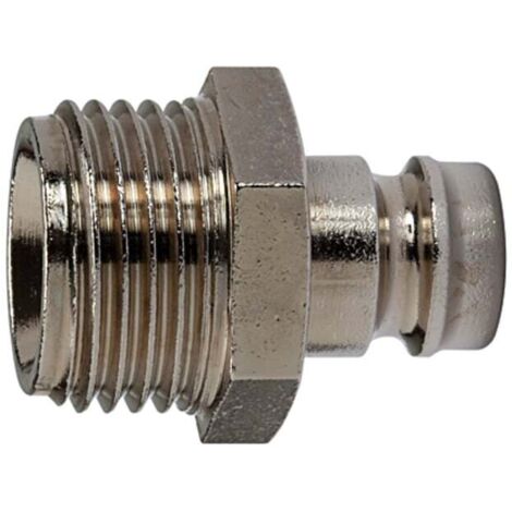 Riegler Temperier-Einstecknippel DN 6 mit Außengewinde, M10x1, SW 11