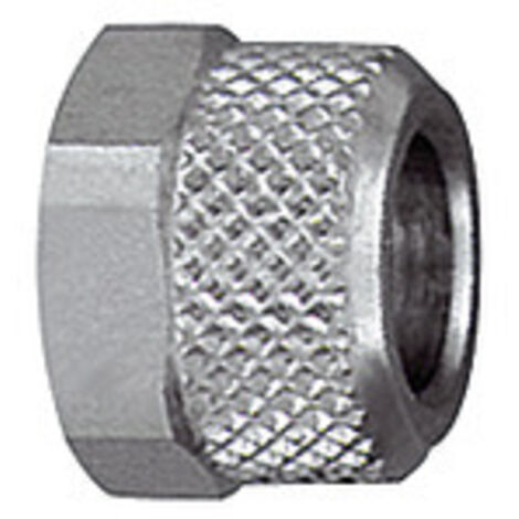 Riegler Überwurfmutter, M7x0,75, für Schlauch 5/3 mm, SW 8, MS vern.