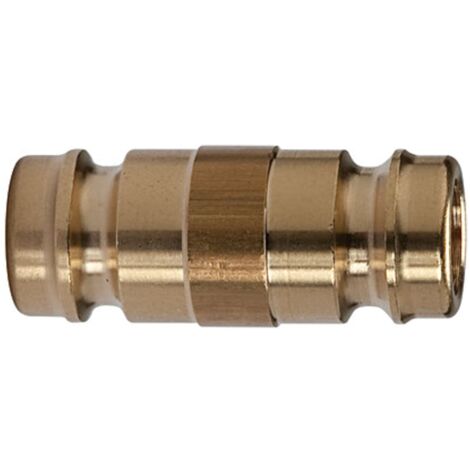 Riegler Verbindungsstück DN 9 - DN 9, Messing 2.0401