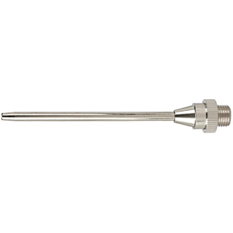 Riegler Verlängerungsdüse, Bohrung 3,0 mm, MS vern., 100 mm lang gerade