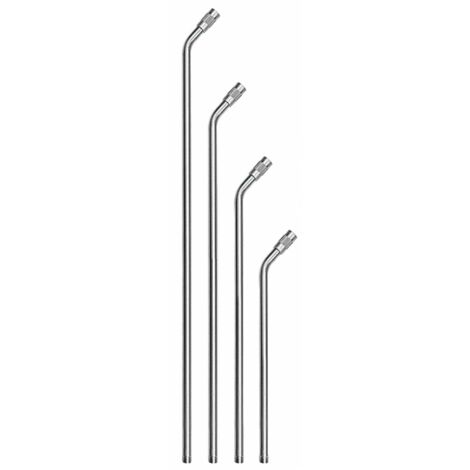 Riegler Verlängerungsrohr ohne Düse, gebogen 900 mm, Aluminium