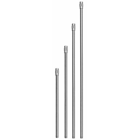 Riegler Verlängerungsrohr ohne Düse, gerade 600 mm, Aluminium