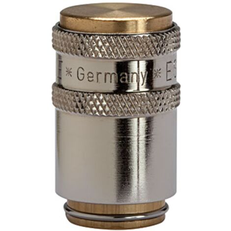 Riegler Verschlusskupplung DN 9, Messing 2.0401, Länge 37,0 mm