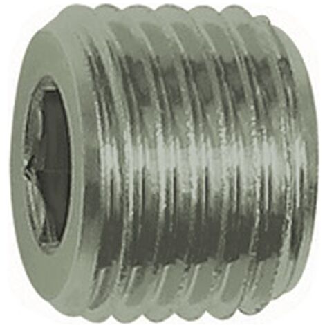 Riegler Verschlussschraube, Innensechskant, ohne Bund, R 3/8, ES 1.4571