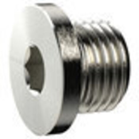 Riegler Verschlussschraube, Innensechskant und Bund, G 3/8, MS vern.
