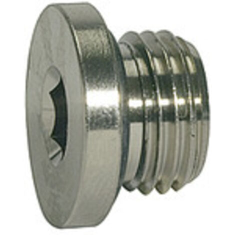 Riegler Verschlussstopfen, O-Ring »value line«, M5, Messing vern.