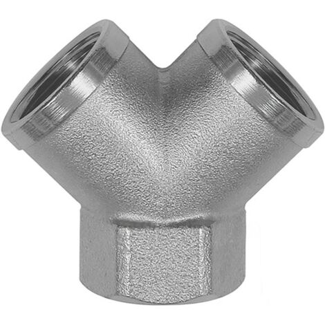 Riegler Verteiler, 2fach, G 3/8 IG, Abgänge 2 x G 3/8 IG, Messing vern.