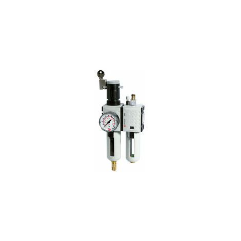 Riegler Wartungseinheit 2-tlg. »FUTURA«, PC, BG 4, G 1, 0,5 - 10 bar, VA