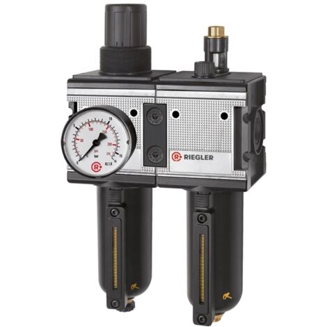Riegler Wartungseinheit 2-tlg. »multifix« mit Metallbehälter, BG 4, G 1