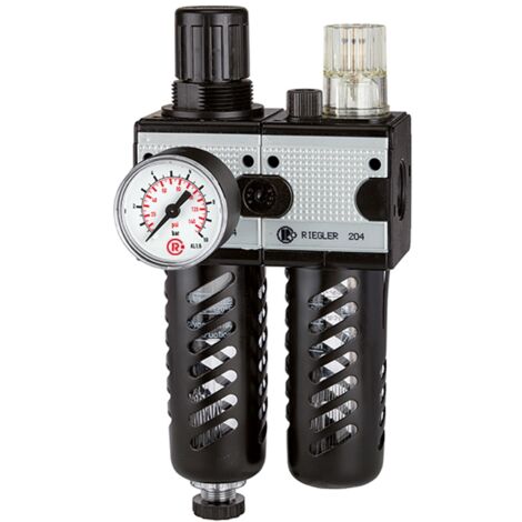Riegler Wartungseinheit 2-tlg. »multifix«, PC-Beh., Schutzkorb, BG 5, G 1