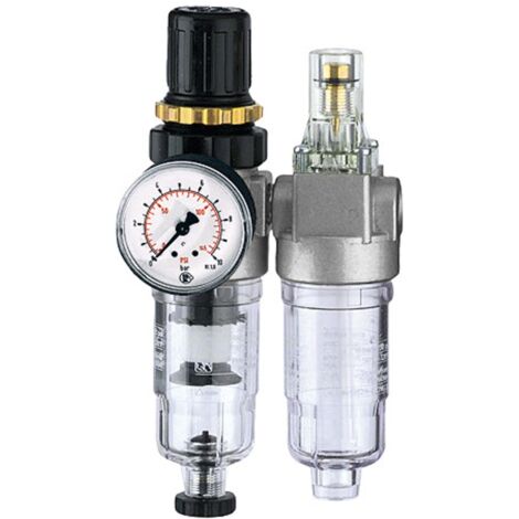 Riegler Wartungseinheit 2-tlg. »Standard-mini«, PC-Behälter, BG 0, G 1/4