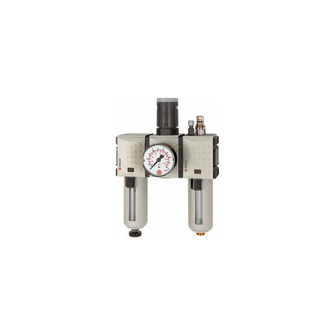Riegler Wartungseinheit 3-tlg. »FUTURA«, PC, BG 2, G 1/2, 0,1 - 2 bar, HA