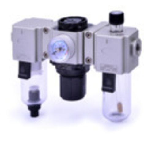 Riegler Wartungseinheit 3-tlg. »GA-mini«, PC, BG 200, G1/8, 1,5-9 bar, HA