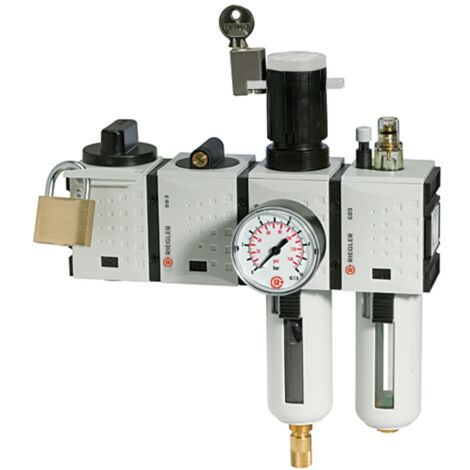 Riegler Wartungsstation SAFETY »FUTURA«, KH-AV-2-tlg.-WE, HA, BG 2, G 1/2