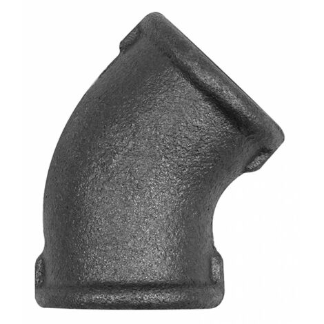 Riegler Winkel 120, 45°, Rp 1 1/4 i., Rp 1 1/4 i., Temperguss schwarz