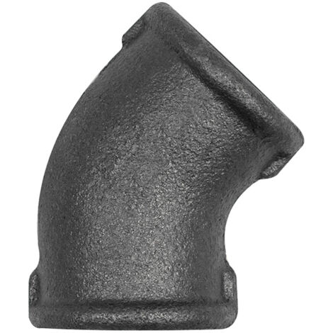 Riegler Winkel 120, 45°, Rp 1/2 i., Rp 1/2 i., Temperguss schwarz