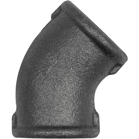 Riegler Winkel 120, 45°, Rp 1 i., Rp 1 i., Temperguss schwarz
