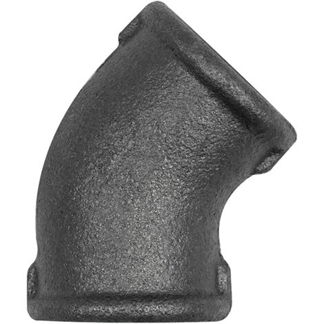 Riegler Winkel 120, 45°, Rp 1 i., Rp 1 i., Temperguss schwarz