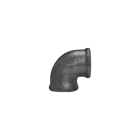Riegler Winkel 90, 90 °, Rp 3/4 i., Rp 3/4 i., Temperguss schwarz