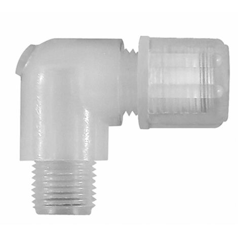 Riegler Winkel-Einschraubverschraubung G 1/2 a., für Schlauch 6/8 mm, PFA