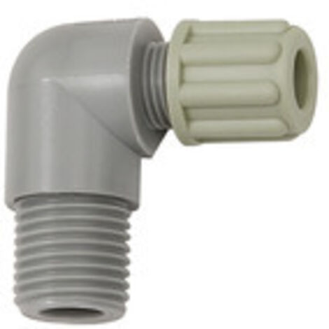 Riegler Winkel-Einschraubverschraubung G 1/4 a., für Schlauch 4/6 mm, PA