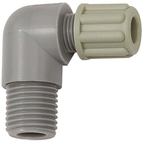 Riegler Winkel-Einschraubverschraubung G 1/8 a., für Schlauch 4/6 mm, PA